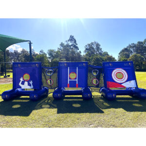 Gold Coast Tri Passing Target Practice Inflatables for Sports Hire and Rent